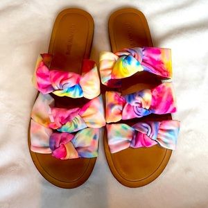 Tie Dye Sandals